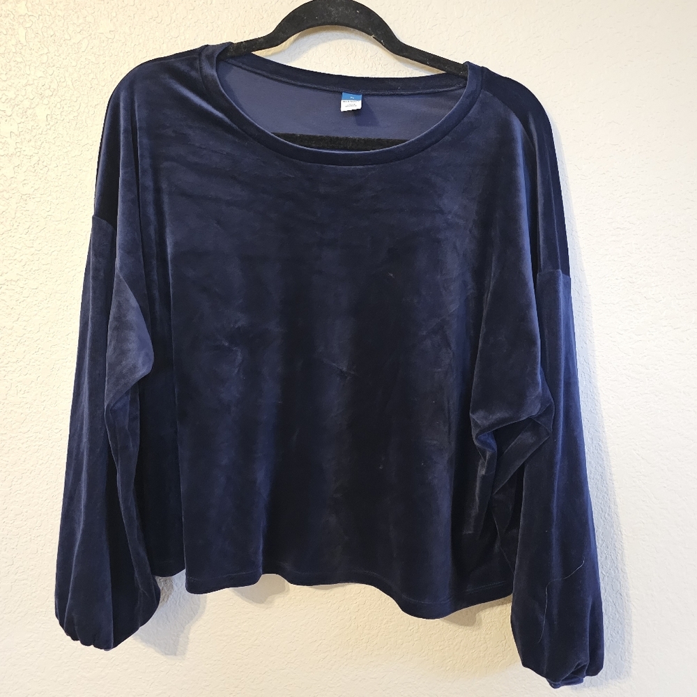Velour Navy Women's PJ Set